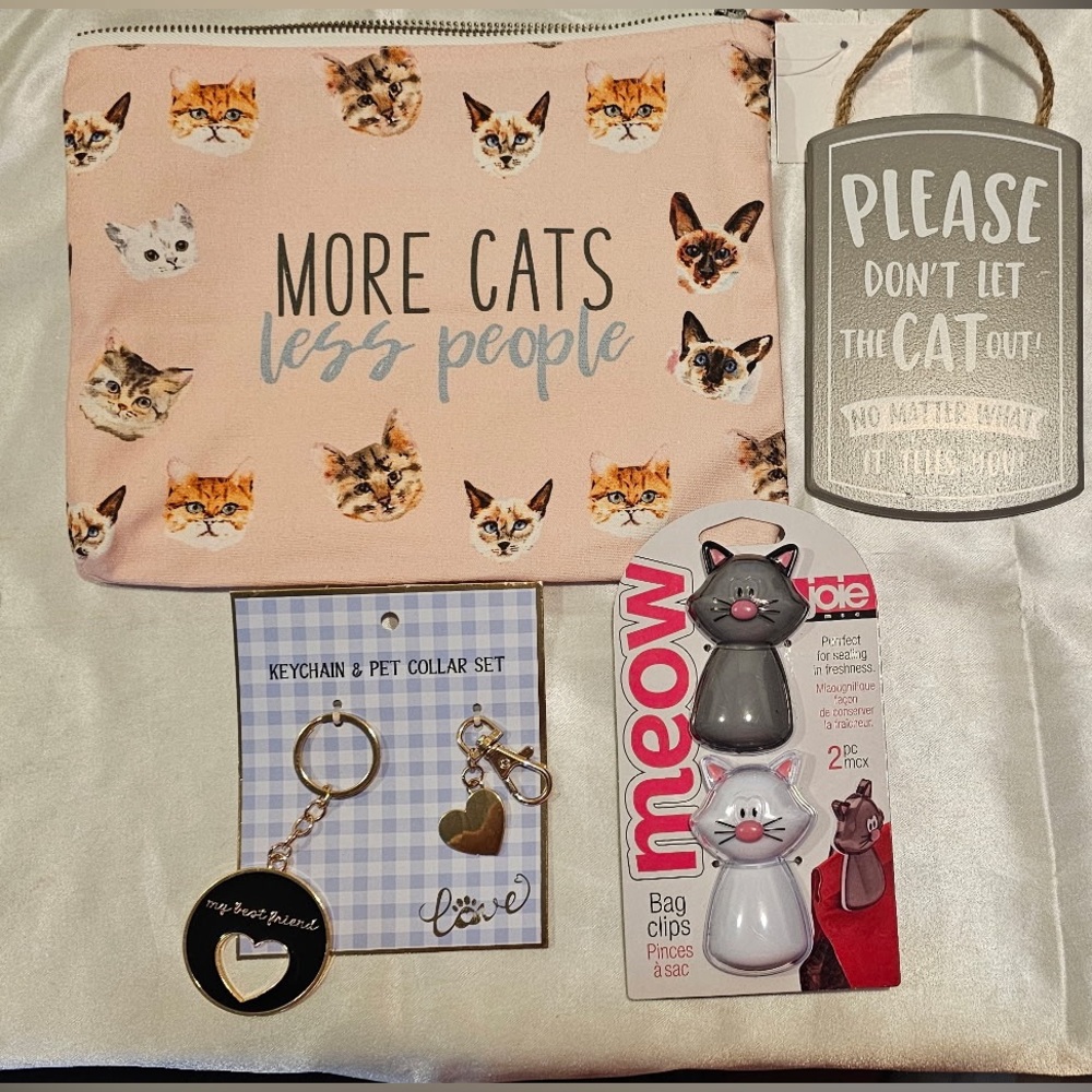 Cat Lover’s 4pc Gift Set (for humans)
